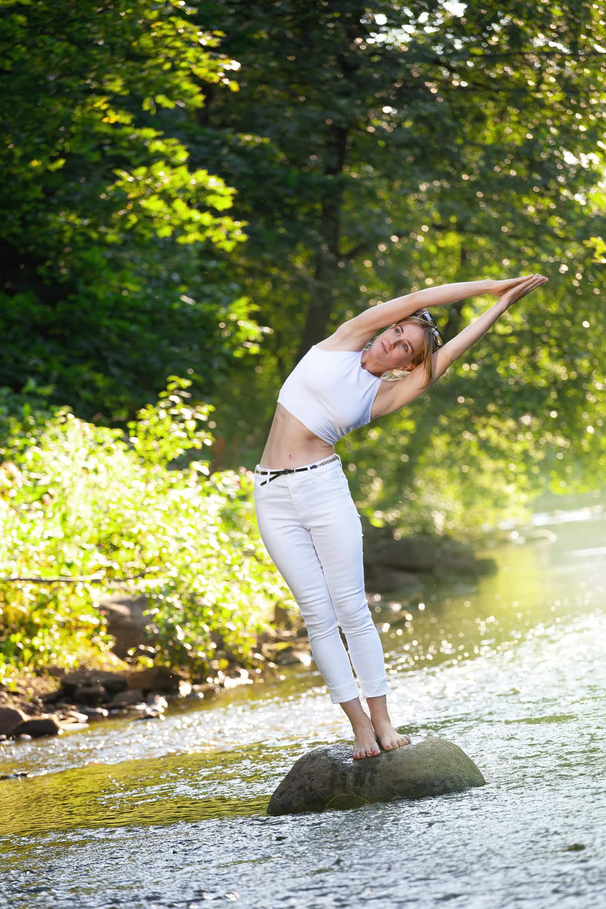 Ardha Chandrasana (Half Moon) Yoga Posture