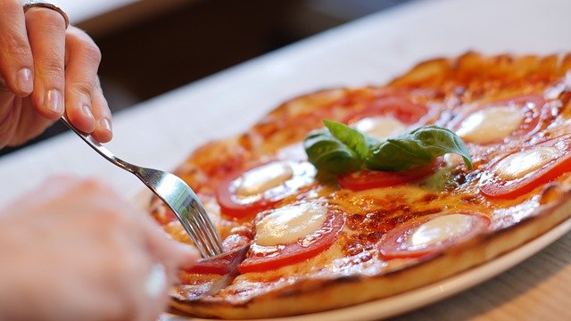 plant based cheese on a pizza